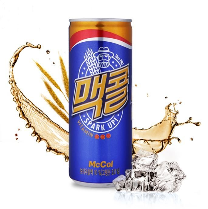 韩国麦可大麦碳酸饮料